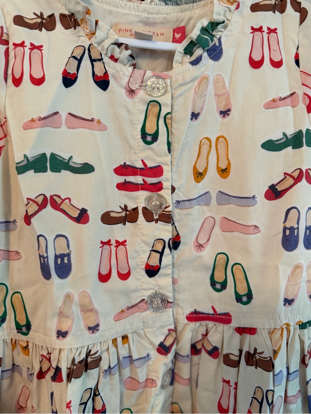 Pink Chicken Colorful Shoe Dress - Picture 2 of 3